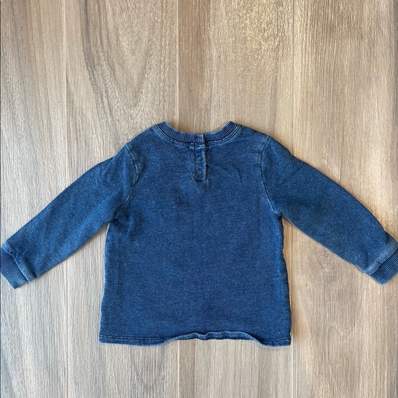 Splendid Boy’s Denim-Look Knit long-sleeve 12-18 months EUC - Picture 4 of 5
